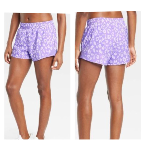 all in motion Pants - All In Motion Womens Mid-Rise Run Shorts 3" L Lined Athletic Running Workout NWT